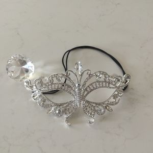 Rhinestones masquerade mask